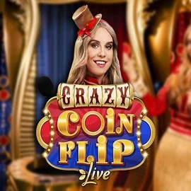 Crazy Coin Flip logo by Evolution B7 Casino