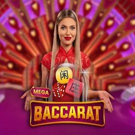 Mega Baccarat logo – Live Casino by Pragmatic Play at B7 Casino