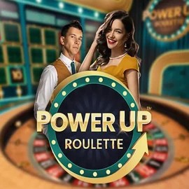 PowerUP Roulette slot logo by Pragmatic Play at B7 Casino