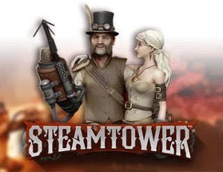 Steam Tower Slot online game logo by NetEnt on b-7casino.co.nl