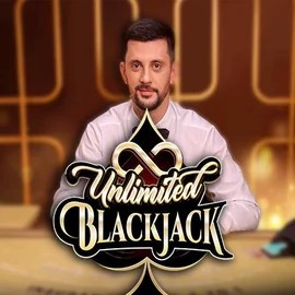 Unlimited Blackjack logo by Ezugi at B7 Casino